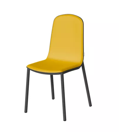 Chaise Moly Simili Jaune