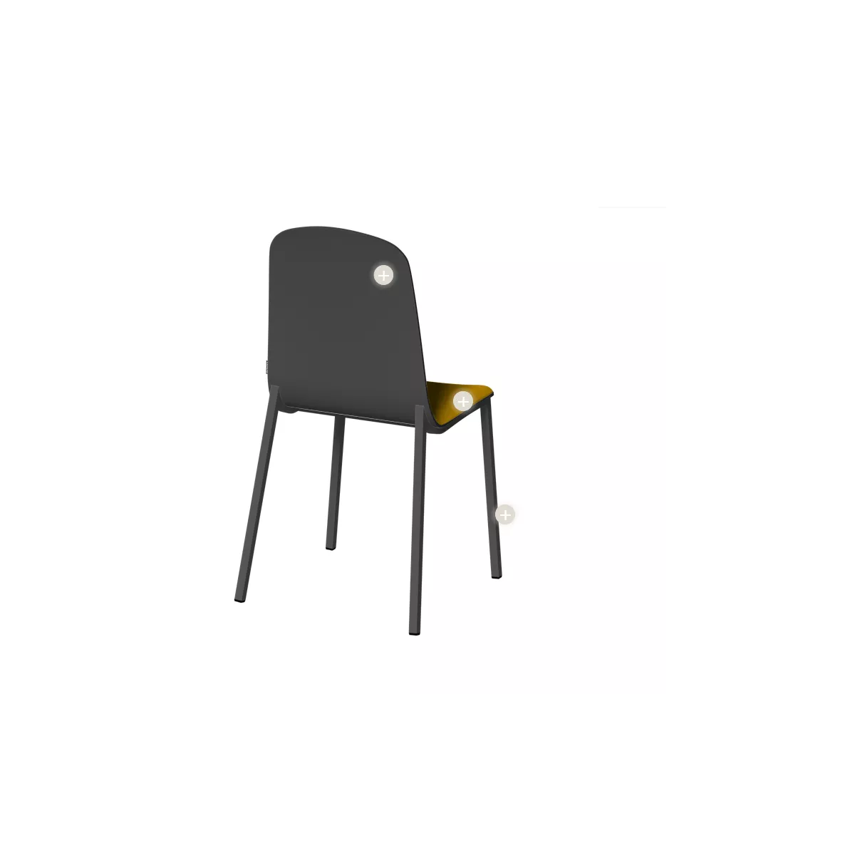 Chaise Moly Simili Jaune