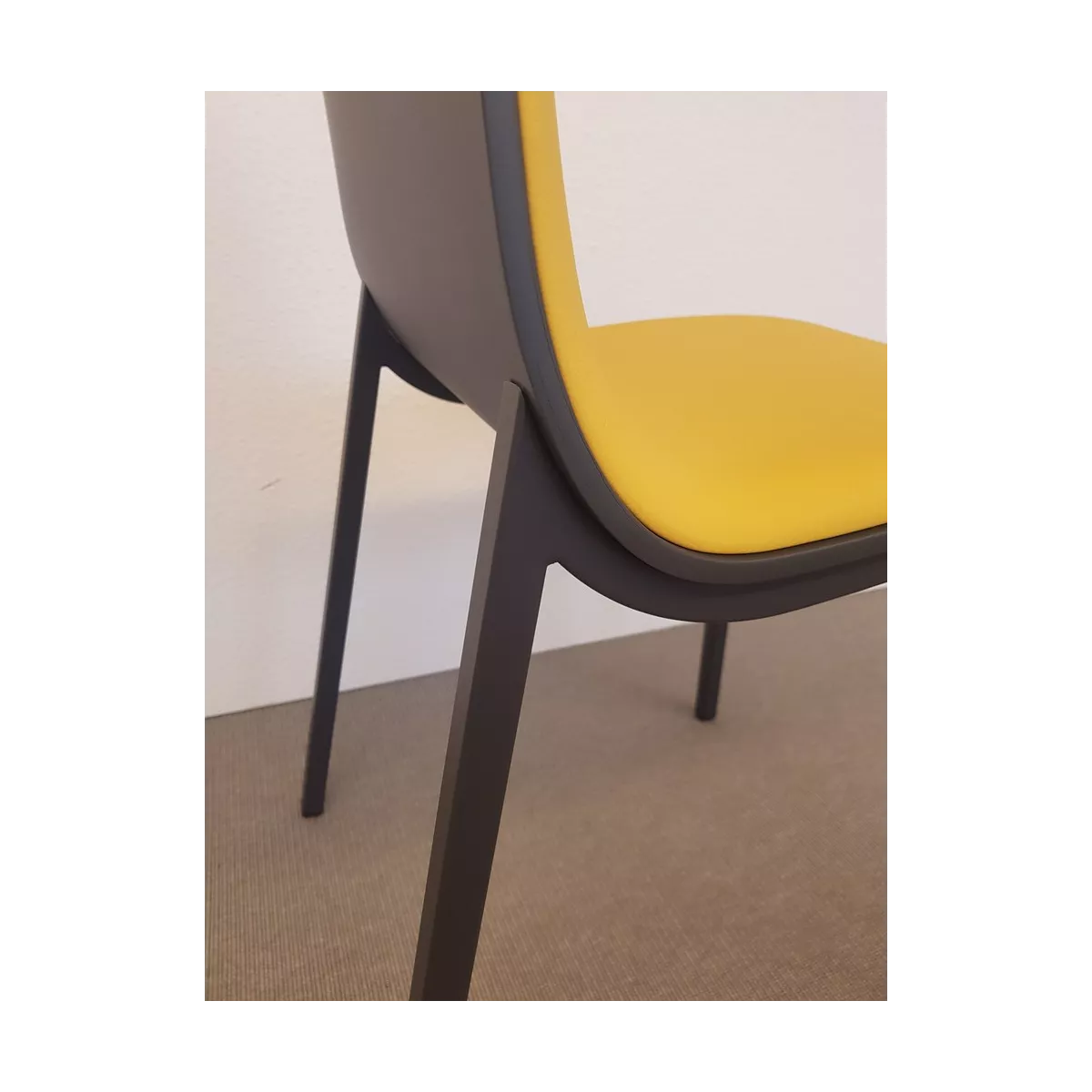 Chaise Moly Simili Jaune