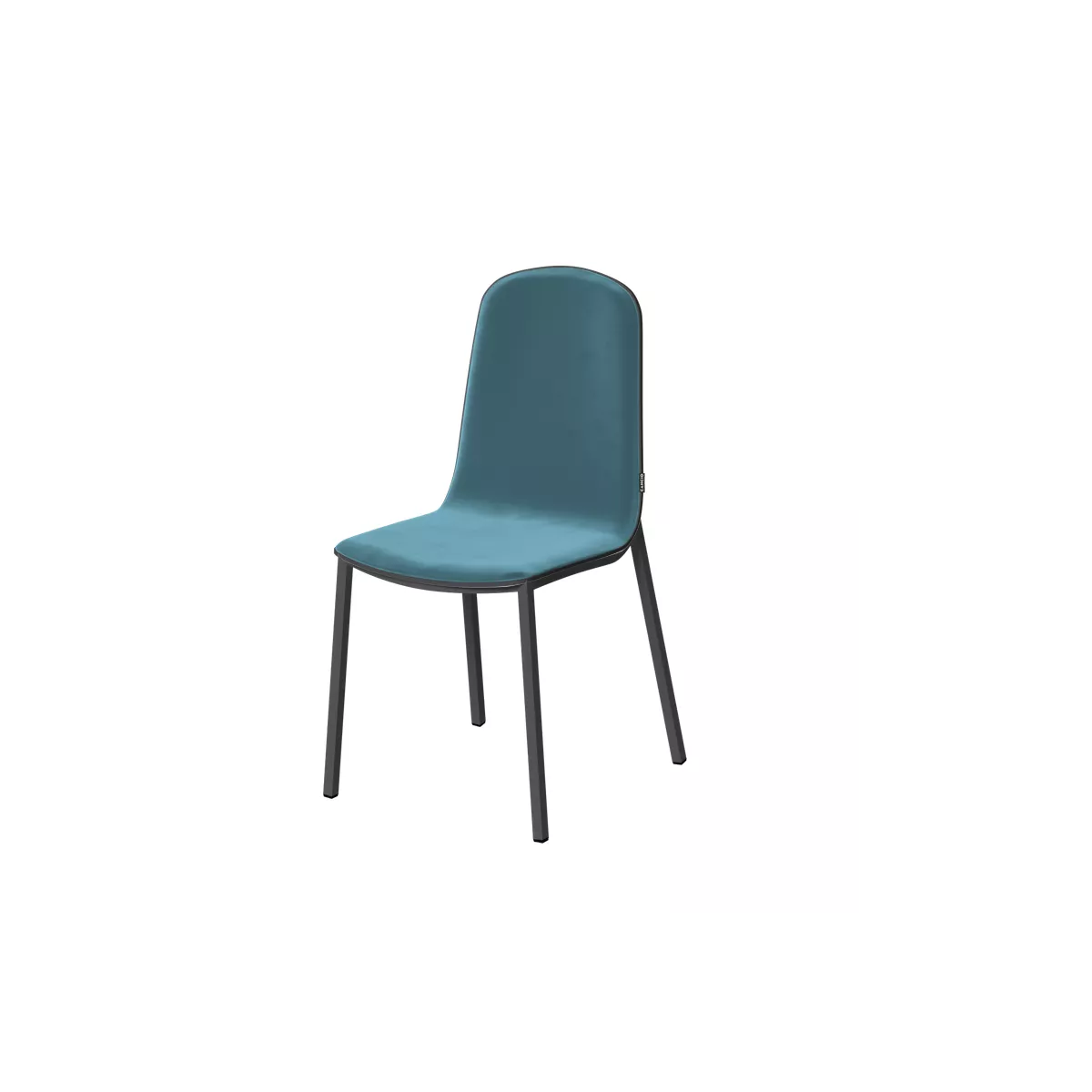 Chaise Moly Tissus Bleu
