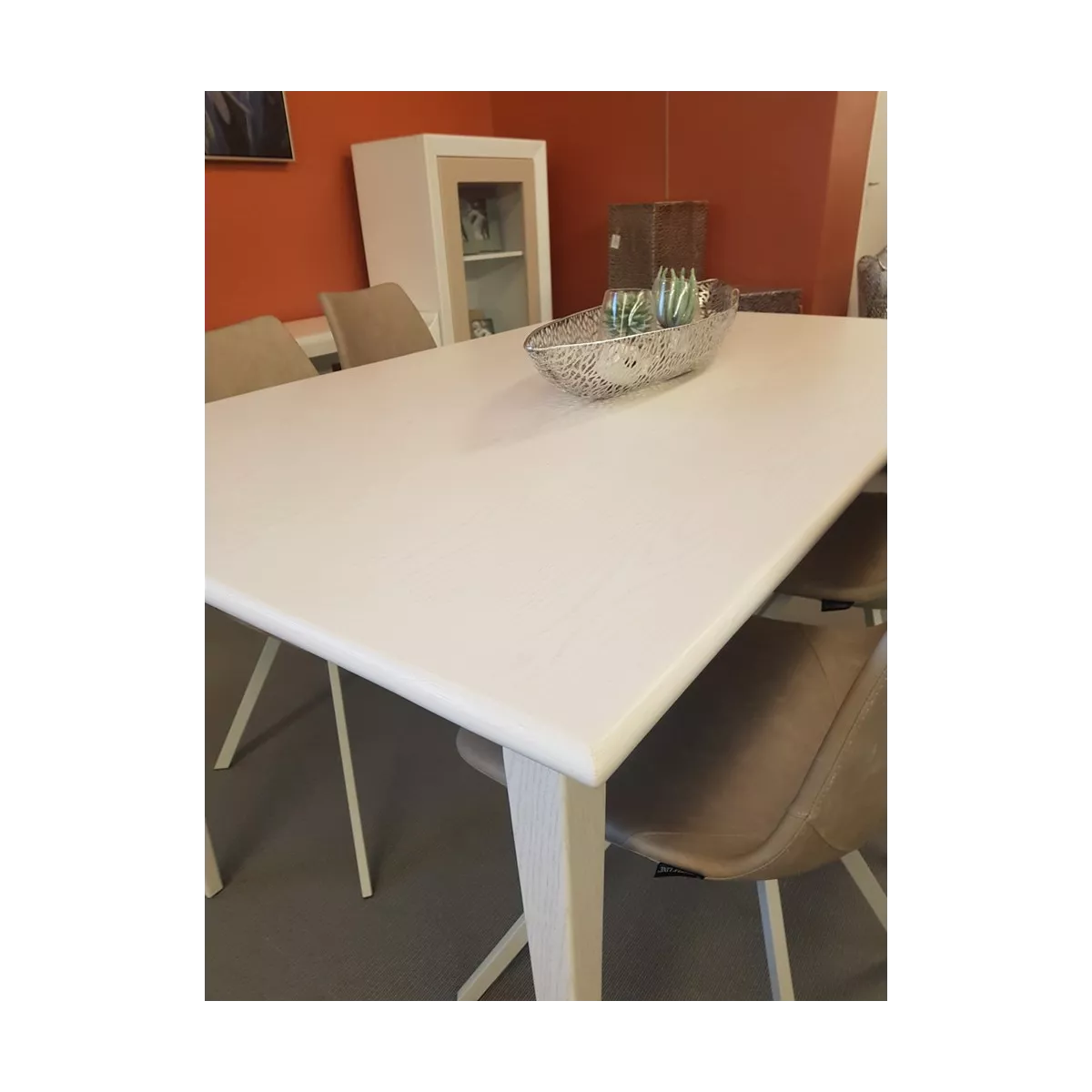 Table Bandar blanc 150x90