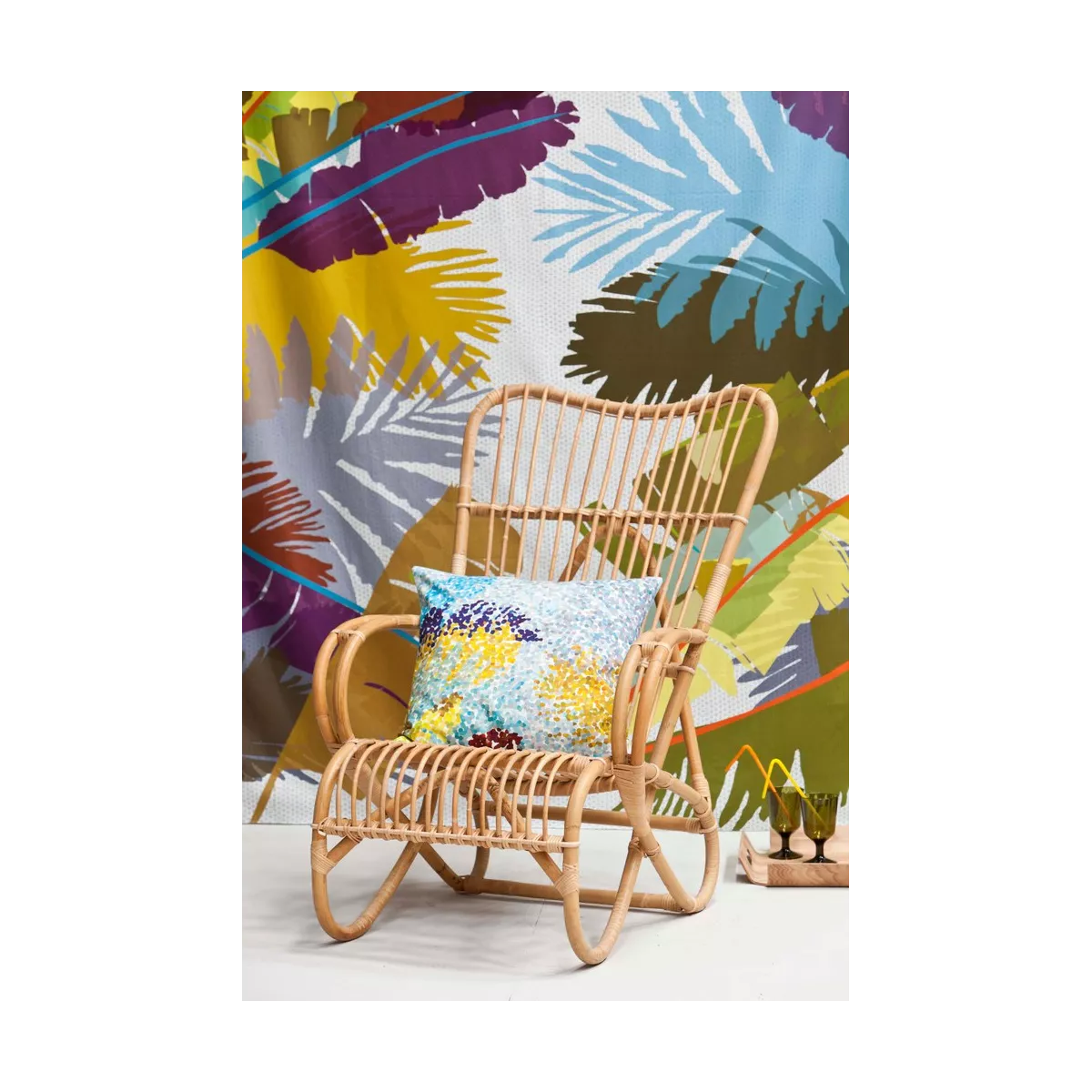 Fauteuil Rotin Marlène Naturel