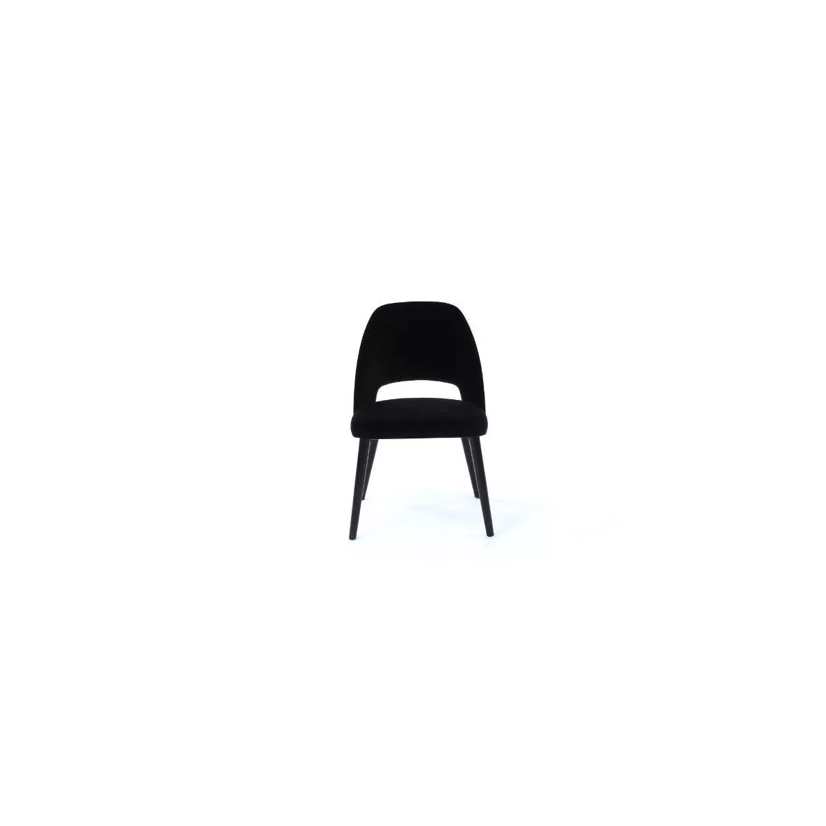 Chaise Joy Velours Noir