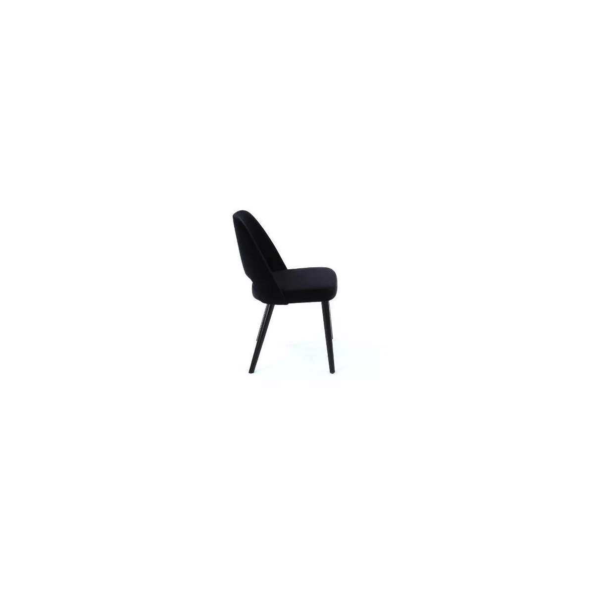 Chaise Joy Velours Noir