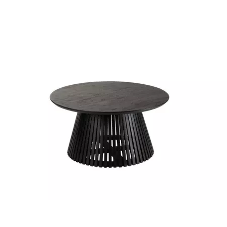 Table basse Manguier Noir diam 90