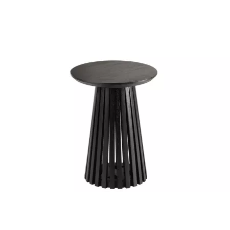 Table basse Manguier Noir diam 40 cm