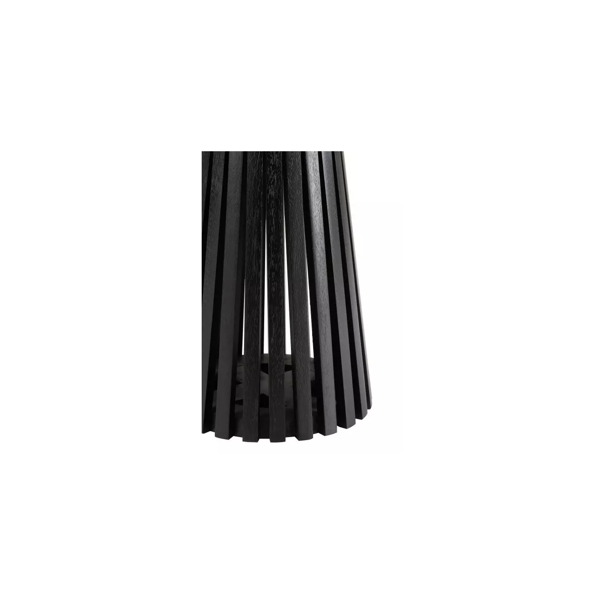 Table basse Vincent  Manguier Noir Diam 40
