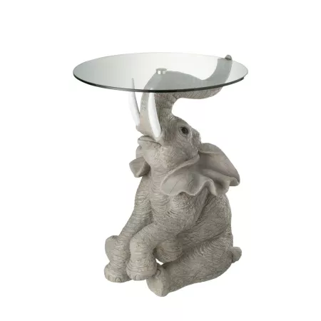 Table basse Animal Eléphant Gris