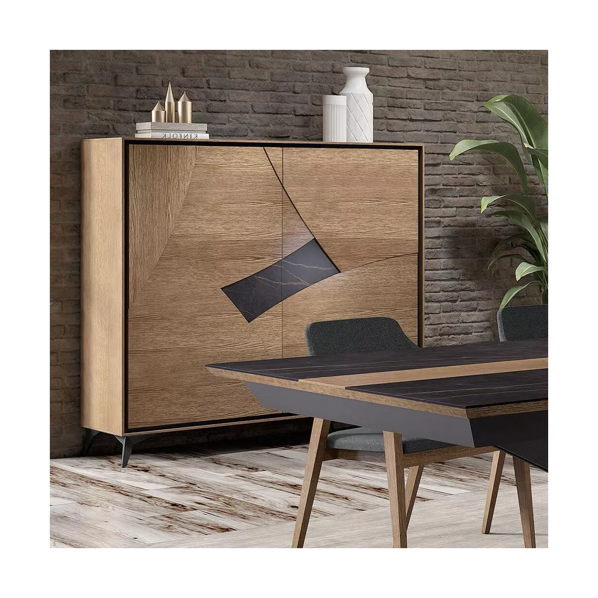 Table Circle en Céramique 185 cm