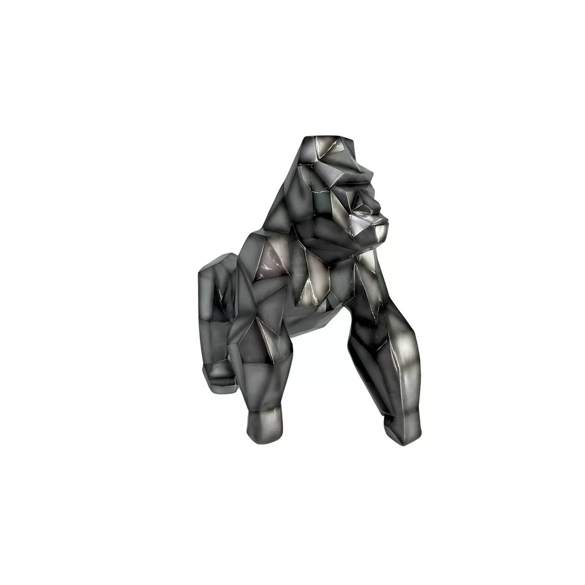 Sculpture Gorille Gris  H.40 cm