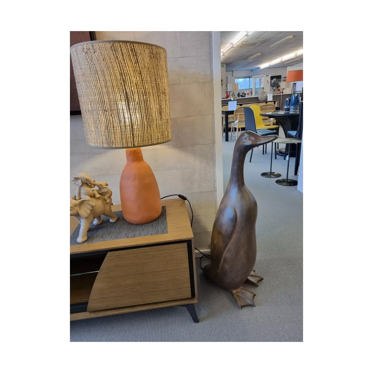 Statue Canard Debout H92