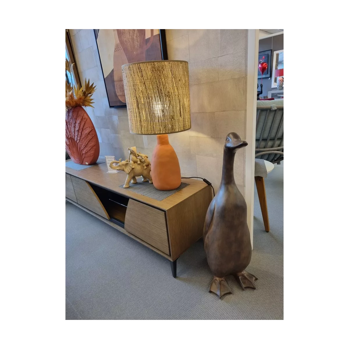 Statue Canard Debout H92