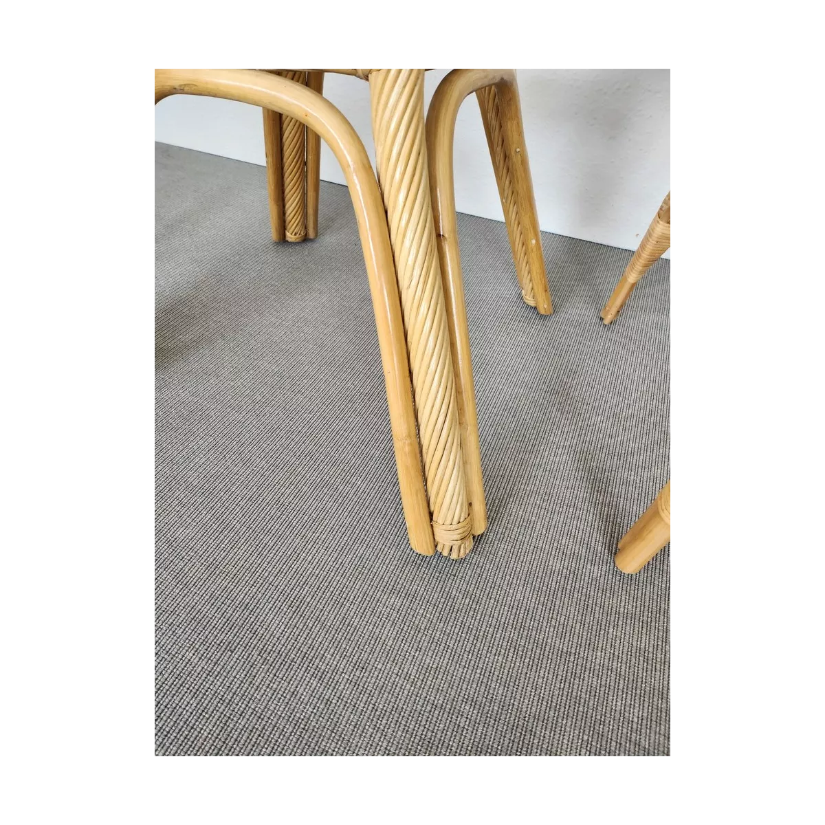 Table Helios Rotin Naturel