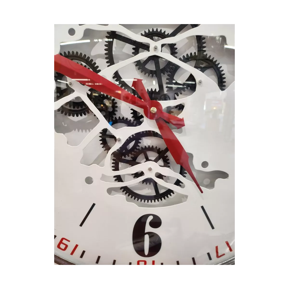 Horloge Engrenage Découpée 50cm