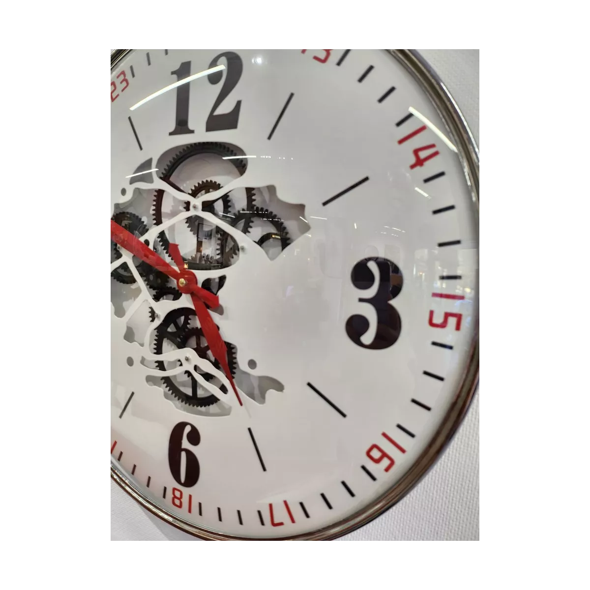 Horloge Engrenage Découpée 50cm