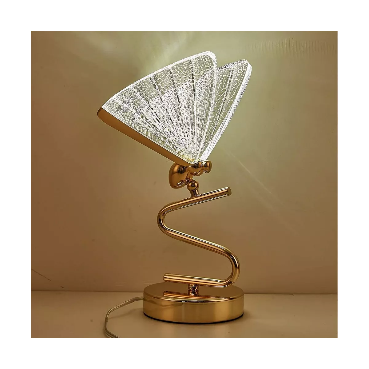 Lampe Papillon Blanc