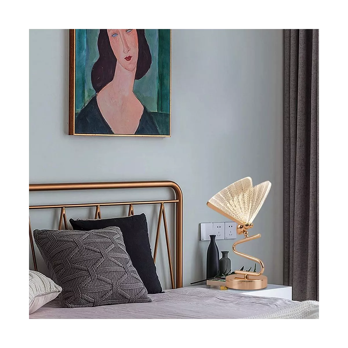 Lampe Papillon Blanc