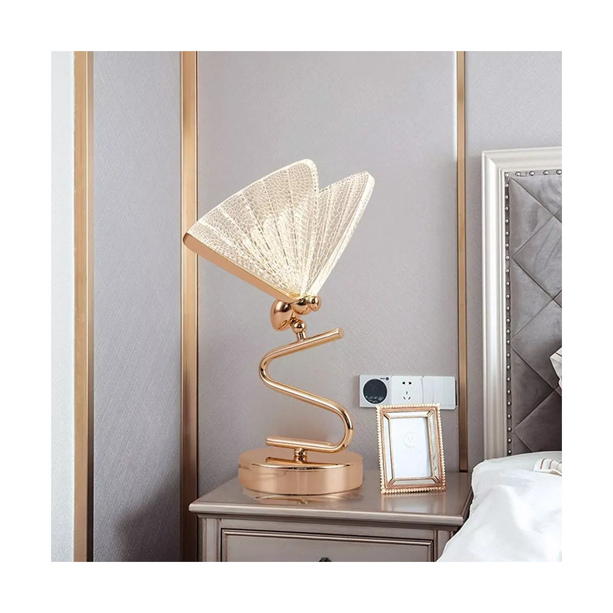 Lampe Papillon Blanc