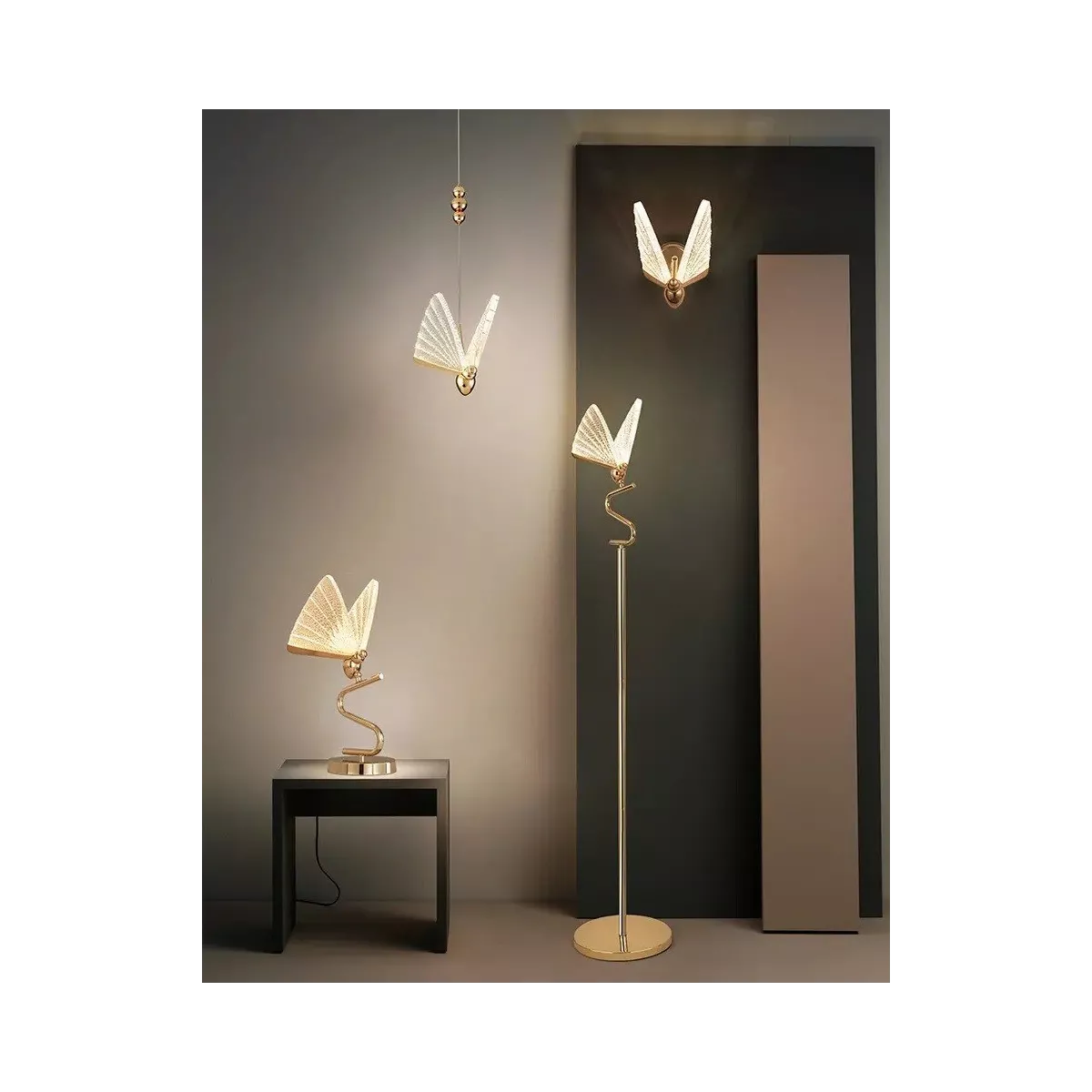 Lampe Papillon Blanc