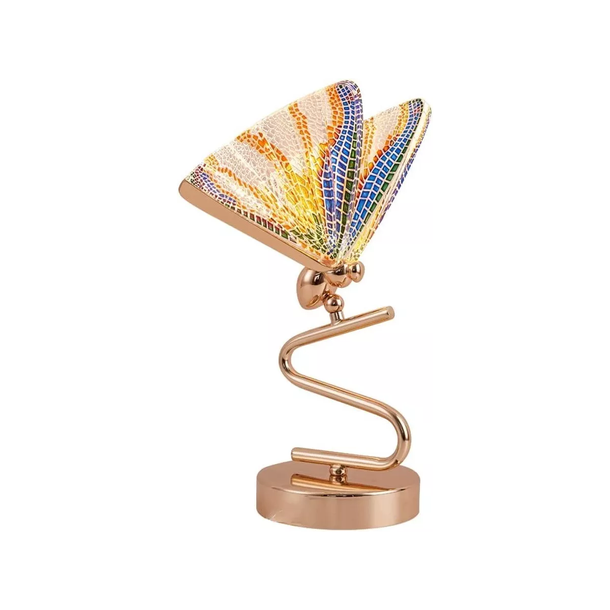Lampe Papillon coloré