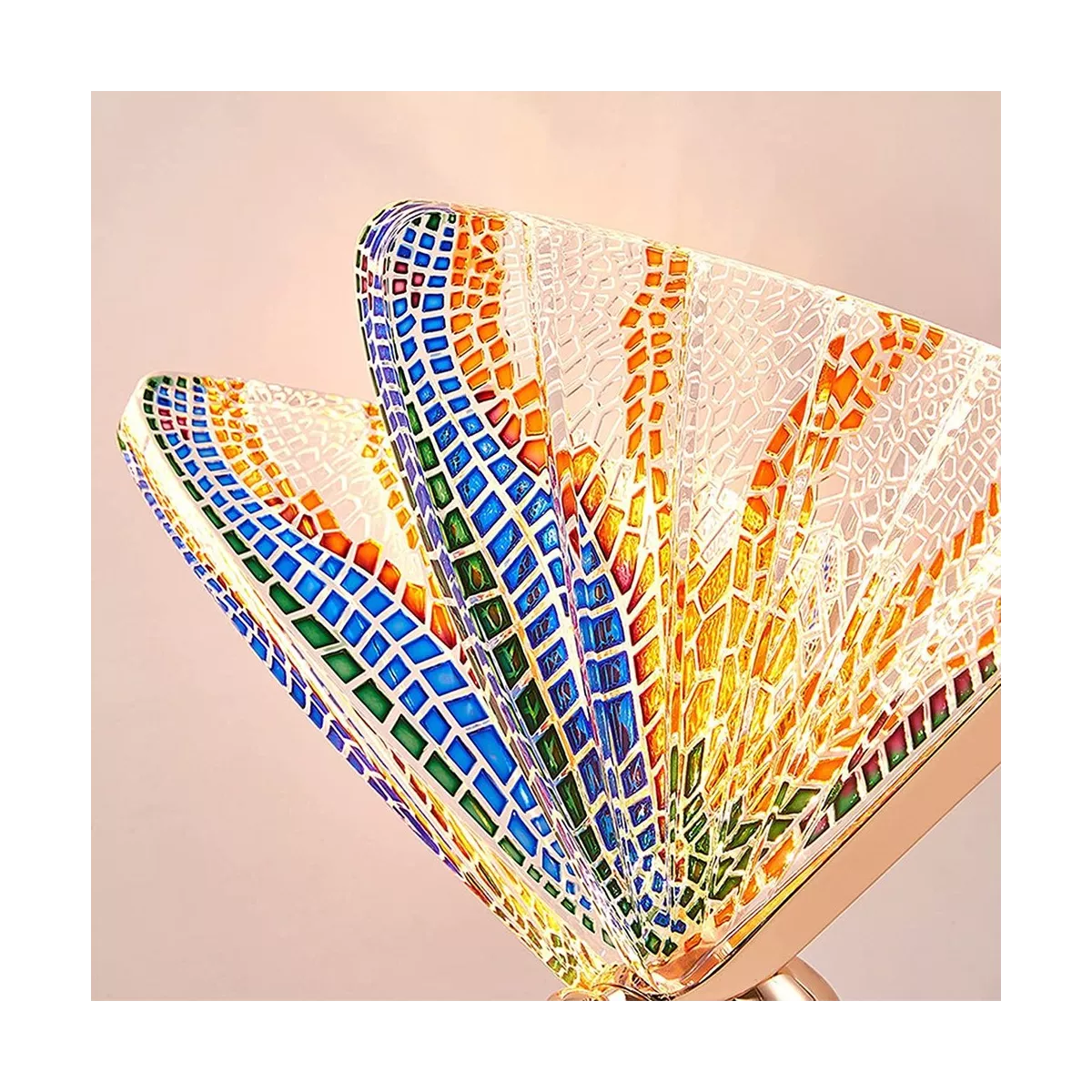 Lampe Papillon coloré