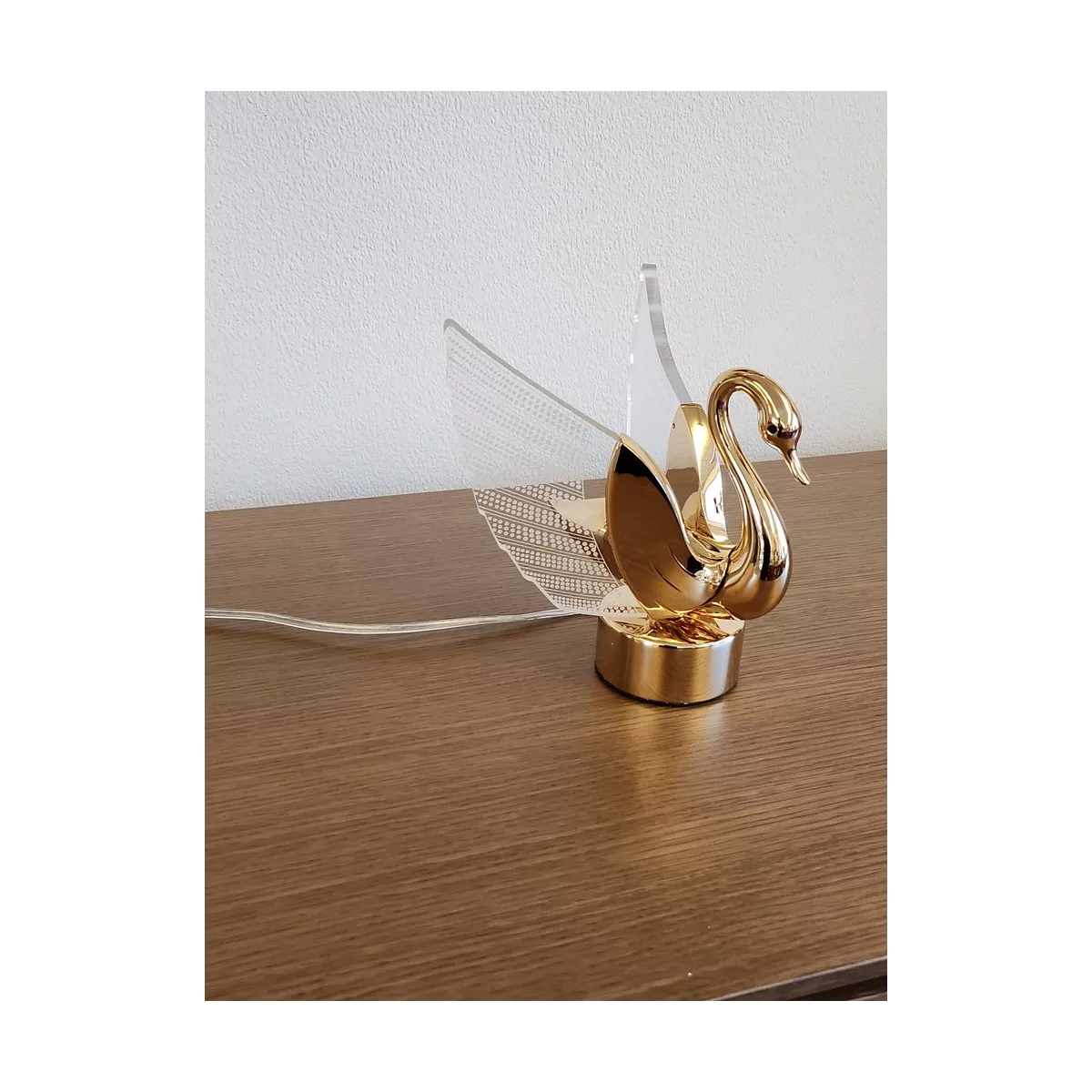 Lampe Cygne Led Blanc H.21