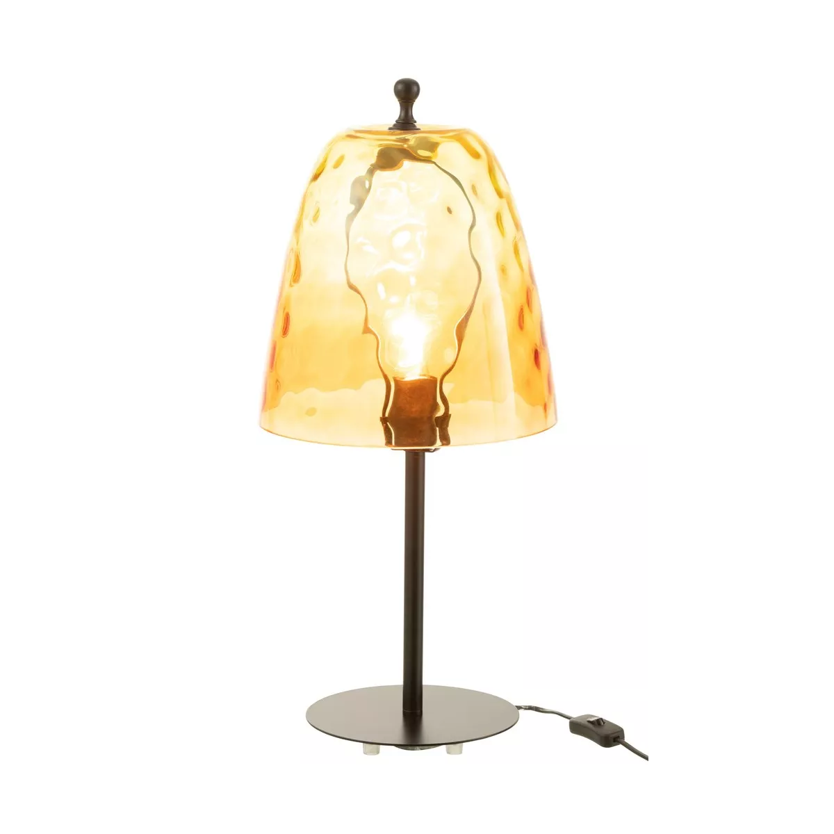 Lampe Océane Verre Jaune