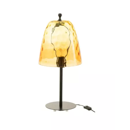 Lampe Océane Verre Jaune
