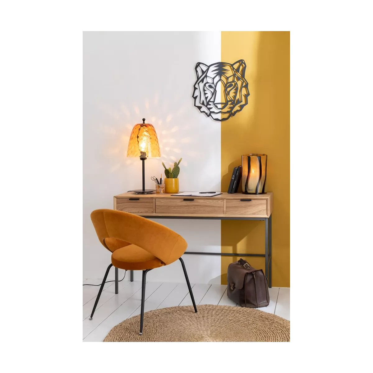 Console Bois et Métal Océane 120 cm