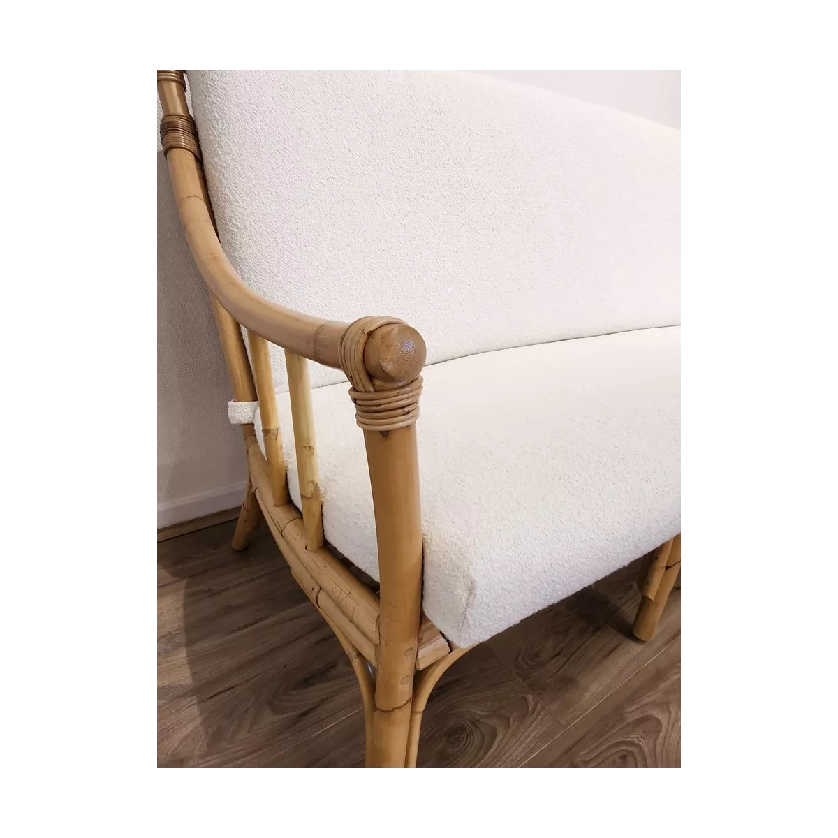Salon Rotin Rome Natural Vintage