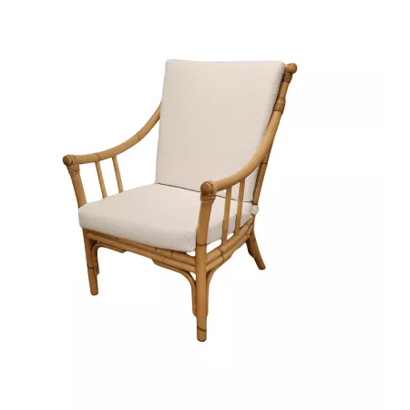 Fauteuil  Rotin Rome Naturel