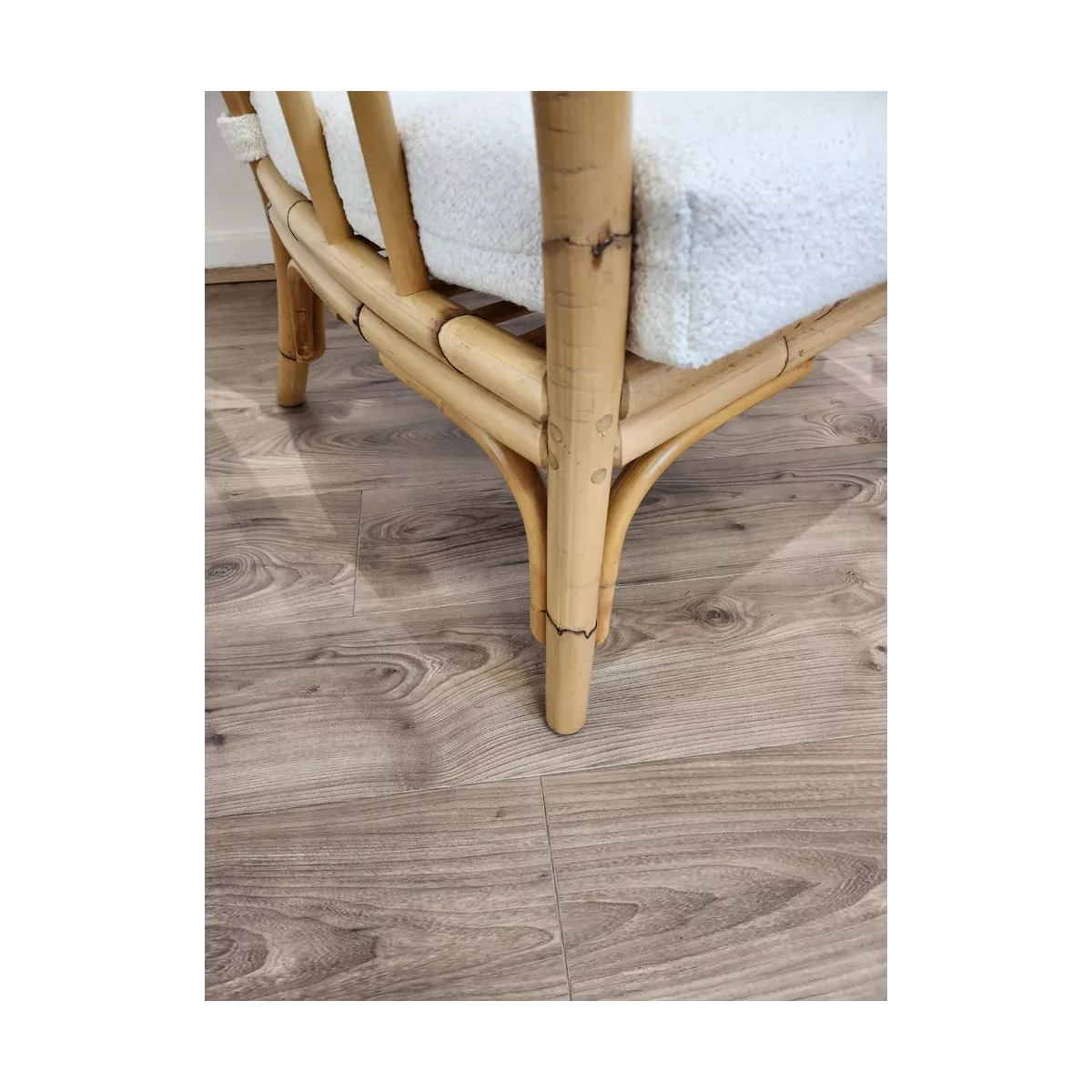 Fauteuil Rotin Rome Natural Vintage