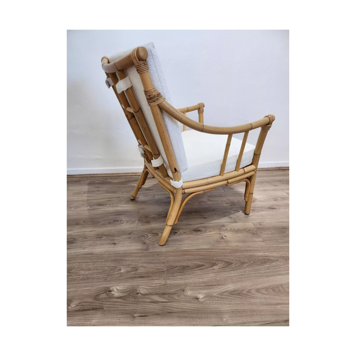 Fauteuil Rotin Rome Natural Vintage