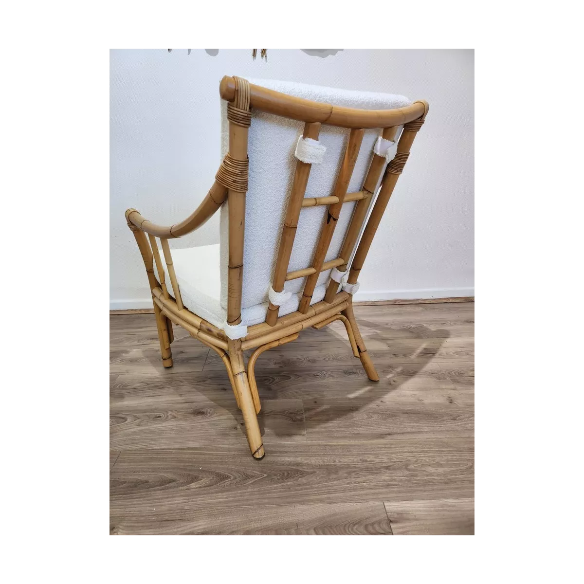 Fauteuil Rotin Rome Natural Vintage