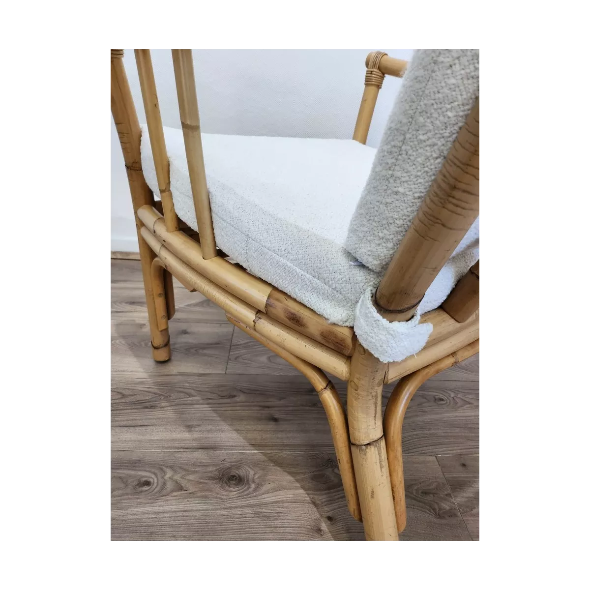 Fauteuil Rotin Rome Natural Vintage