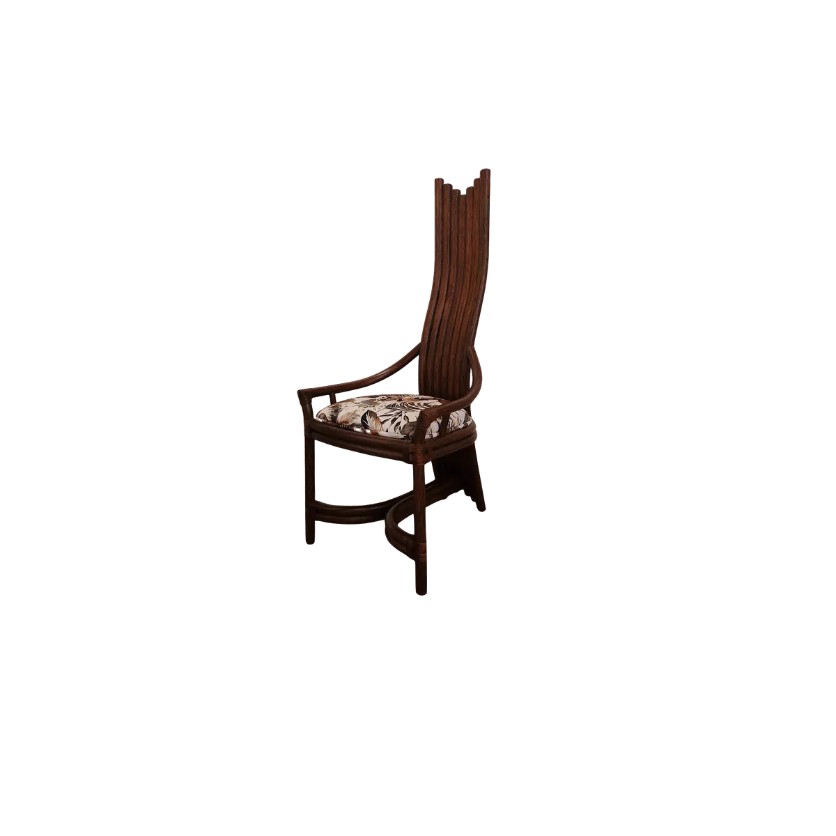 Chaise Design Rotin Acajou