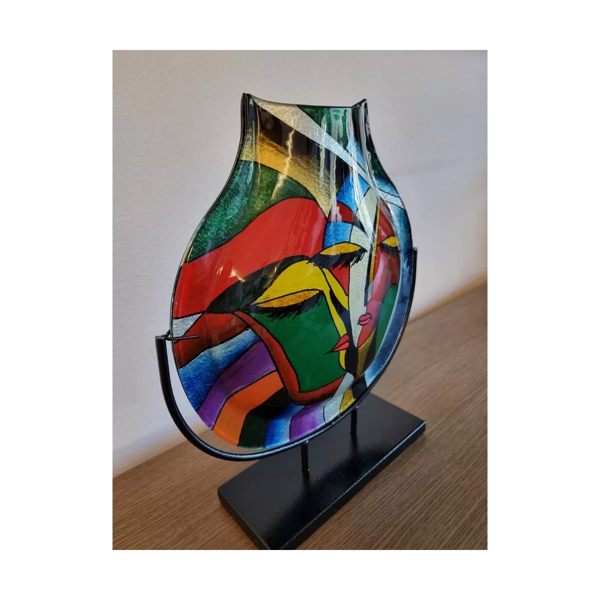 Vase Pâte de verre Véro H40 cm