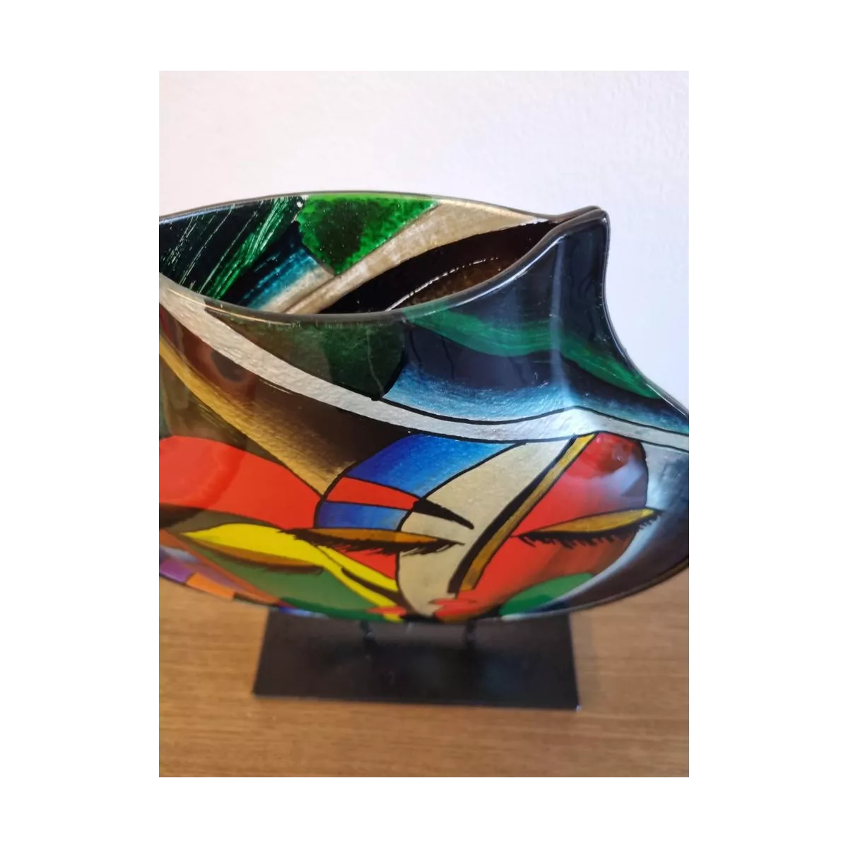 Vase Pâte de verre Véro H40 cm