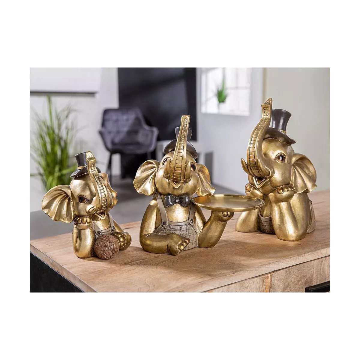 Statue Elephant Maroni H 30