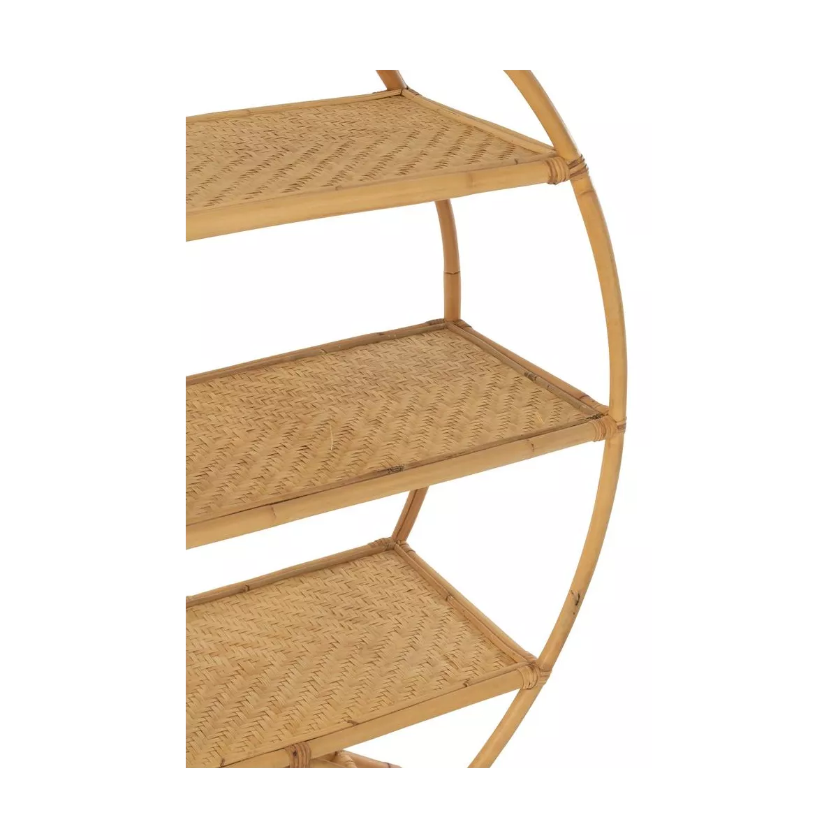 Etagère Ronde Rotin Naturel 150h