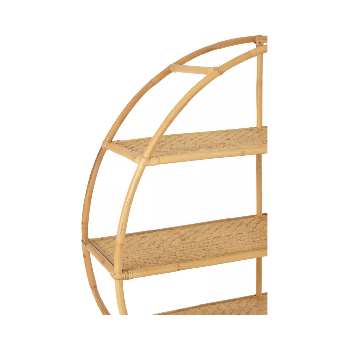 Etagère Ronde Rotin Naturel 150h