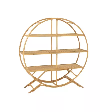 Etagère Ronde Rotin Naturel 150h