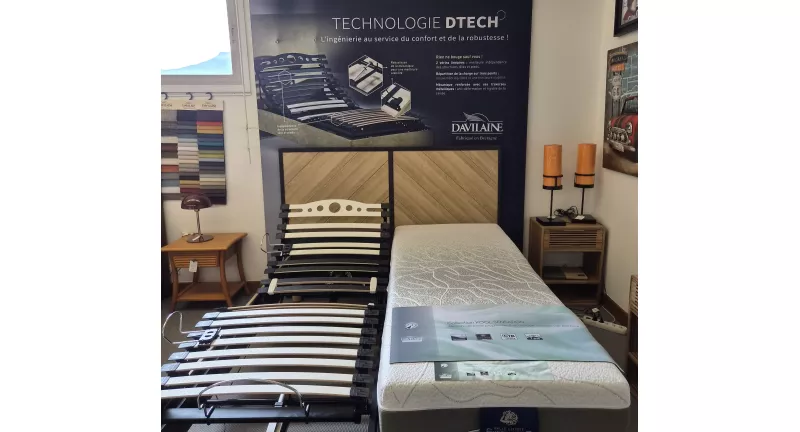 Nouveauté showroom : literie électrique Memodtech fabrication française