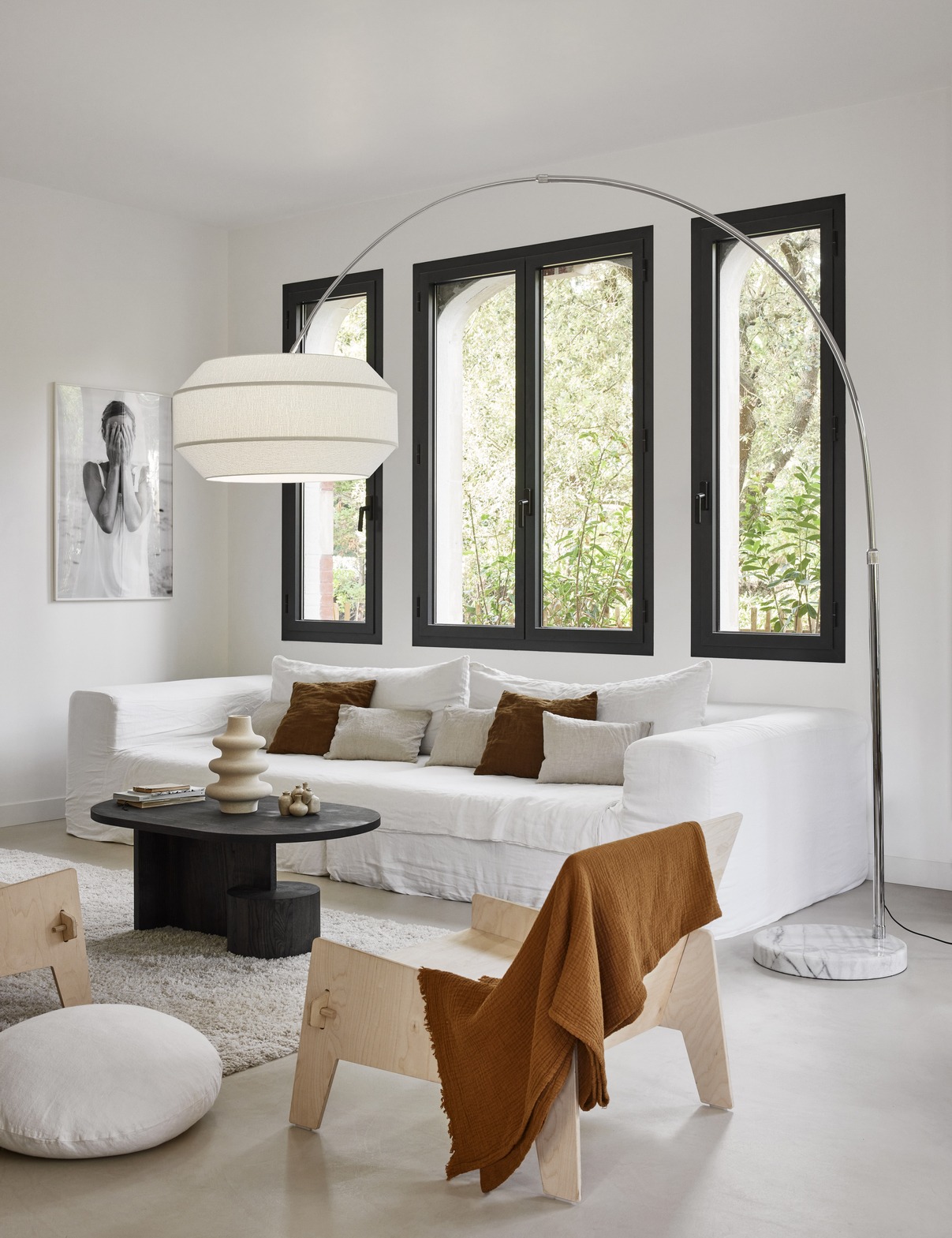Nouveauté : Lampadaire tissu Bouclette