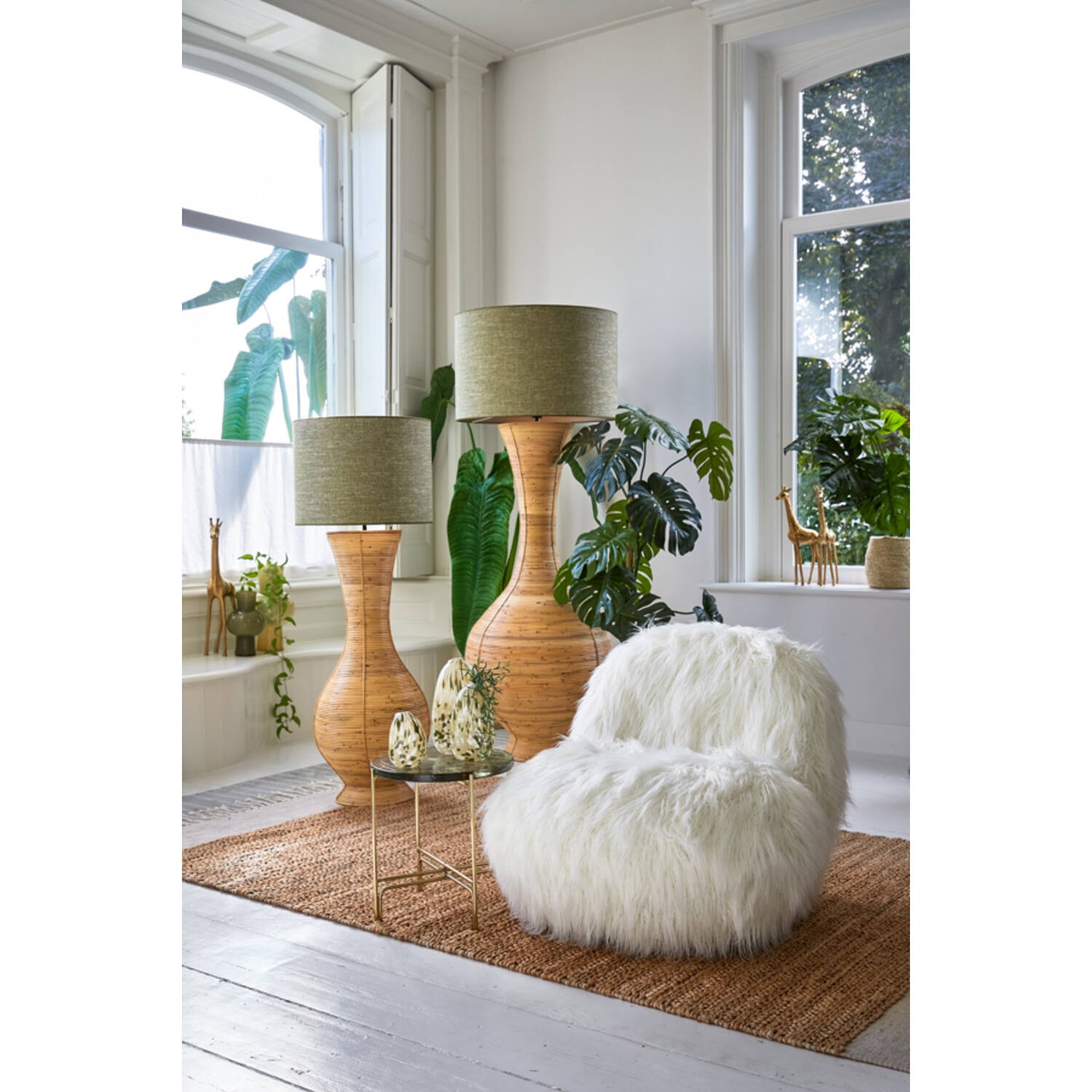 Nouveauté : Lampe Rotin XXL