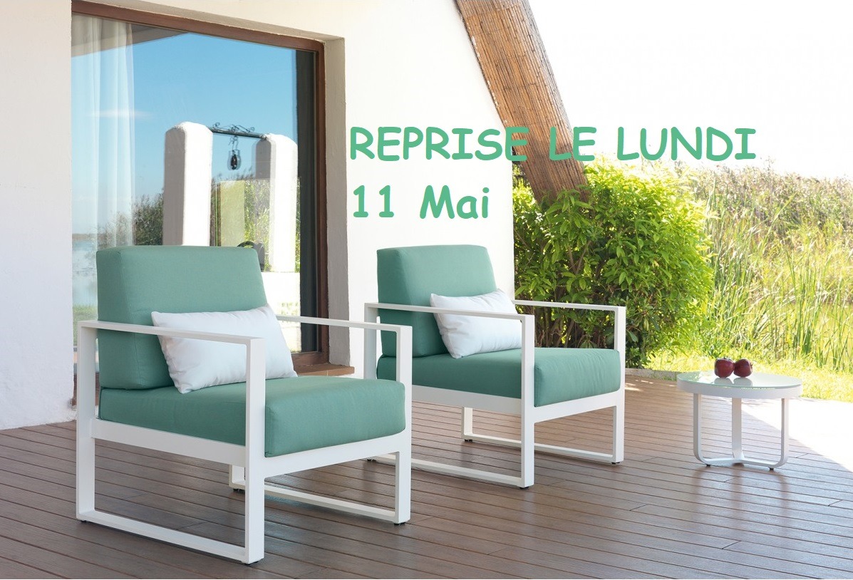 Réouverture le Lundi 11 mai à partir de 14 heures.