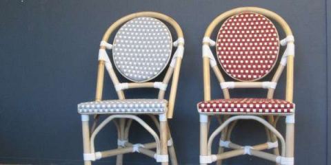 Chaise Bistrot en Rotin