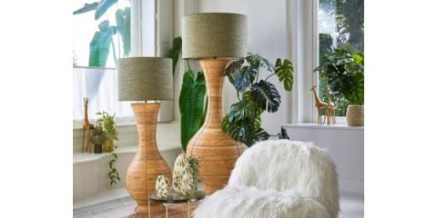 Nouveauté : Lampe Rotin XXL