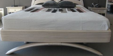 Nouveauté : Lit en Rotin Palmette avec Arc