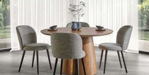 Nouveauté : Table diamètre 130cm Acacia